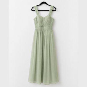 Sage Green Elegant Maxi Dress